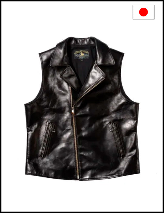 Double Helix "Wind Shield" Tea Core Horse Hide Vest